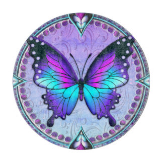 Planche À Découper Papillon de sublimation avec Arrière - plan
