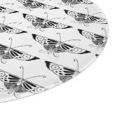 Planche À Découper Papillon déco stylisé - blanc et noir (Coin)