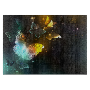 Planche À Découper Papillon lumineux et papillons de nuit
