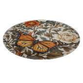 Planche À Découper Papillon Monarch Élégant Inspiré de William Morris (Coin)