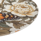 Planche À Découper Papillon Monarch Élégant Inspiré de William Morris (Coin)