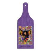 Planche À Découper Papillon monarque Fée Purple Floral (Devant)