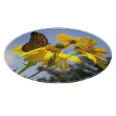 Planche À Découper Papillon monarque N Fleurs de soleil (Coin)