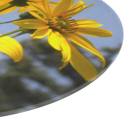 Planche À Découper Papillon monarque N Fleurs de soleil (Coin)