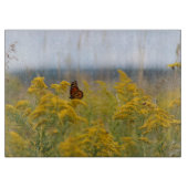 Planche À Découper Papillon Monarque sur Goldenrod (Devant)