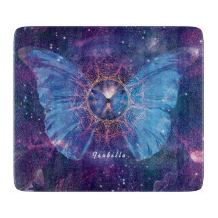 Planche À Découper Papillon Morpho / Galaxy Mandala Sherpa Blanket