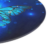 Planche À Découper Papillon Morpho sur fond sombre (Coin)