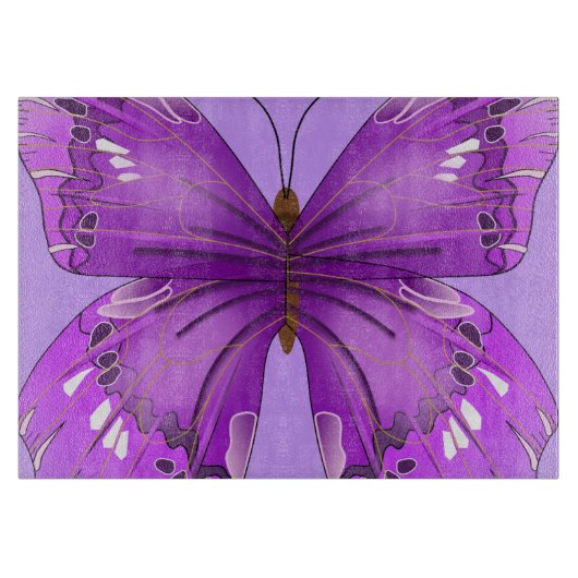 Planche À Découper Papillon pourpre (Devant)