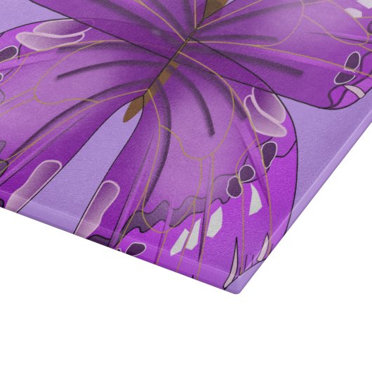 Planche À Découper Papillon pourpre (Coin)