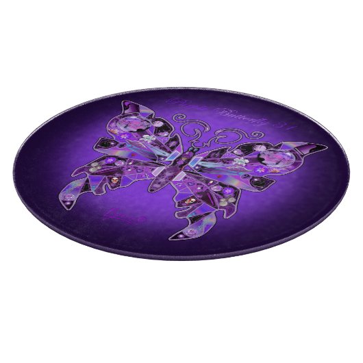 Planche À Découper Papillon pourpre 31 (Coin)