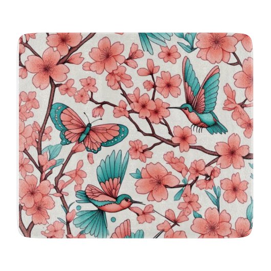 Planche À Découper Papillon rose (Devant)
