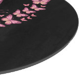 Planche À Découper papillon rose poitrine octobre (Coin)