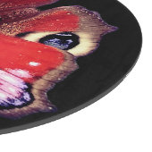 Planche À Découper Papillon rouge (Coin)