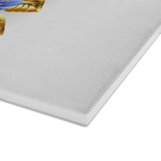 Planche À Découper Papillon saphir à fleurs (Coin)