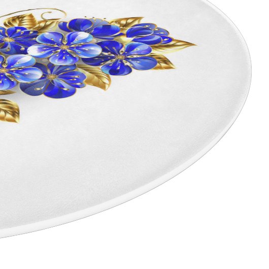 Planche À Découper Papillon saphir à fleurs (Coin)