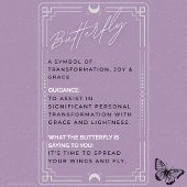 Planche À Découper Papillon Spirit Animal Décoration Commission de dé