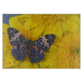 Planche À Découper Papillon sur une Fleur Jaune (Devant)