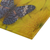 Planche À Découper Papillon sur une Fleur Jaune (Coin)