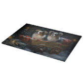 Planche À Découper Papillon Traîneau enneigé Décor de Noël (Coin)