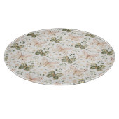 Planche À Découper Papillon Vert Menthe Rose Pâle (Coin)