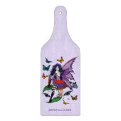 Planche À Découper Papillons aux champignons poilus (Devant)