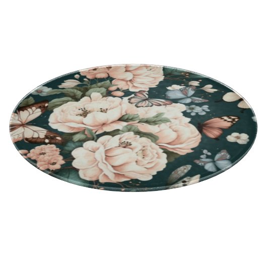 Planche À Découper Papillons et fleurs (Coin)