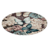 Planche À Découper Papillons et fleurs brunes (Coin)