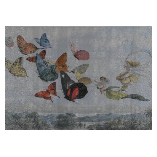 Planche À Découper Papillons et Reine Fée Papillons Fées (Devant)