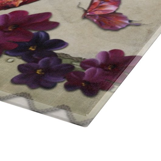 Planche À Découper Papillons floraux (Coin)