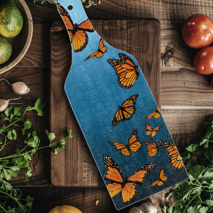 Planche À Découper Papillons Monarch Ombre Bleu