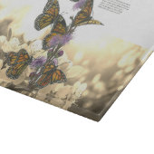 Planche À Découper Papillons Monarques Peints À La Main (Coin)