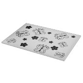 Planche À Découper Papillons noirs et positions (Coin)