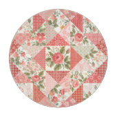 Planche À Découper Papillons rose Patchwork sans couture (Devant)