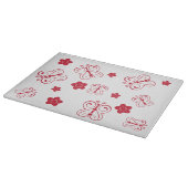 Planche À Découper Papillons rouges et positions (Coin)