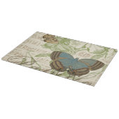 Planche À Découper Papillons sur Partition avec Design Floral (Coin)