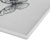 Planche À Découper Papillons volants bleus Morpho (Coin)