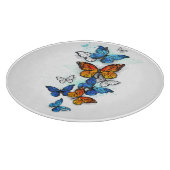 Planche À Découper Papillons volants Morpho et Monarch (Coin)