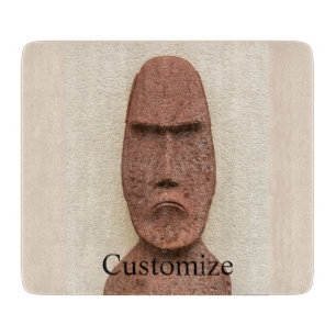 Planche À Découper Pâques Île Moai Head Thunder Cove