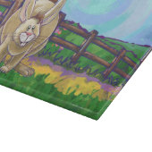 Planche À Découper Parade animalière sur lapin mignon (Coin)