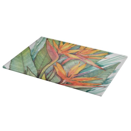 Planche À Découper Paradis botanique tropical II (Coin)