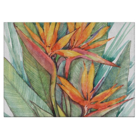 Planche À Découper Paradis botanique tropical II (Devant)