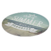 Planche À Découper Paradis de plage d'été (Coin)