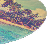 Planche À Découper Paradis tropical : mer, hôtel, plage. (Coin)