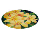 Planche À Découper Paradis tropical Plumeria Hawaiian (Coin)