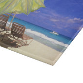 Planche À Découper Parapluie de plage, Abaco, Bahamas (Coin)