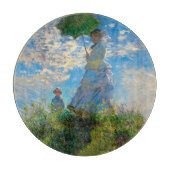 Planche À Découper Parasol Monet Femme Impressionnisme (Devant)