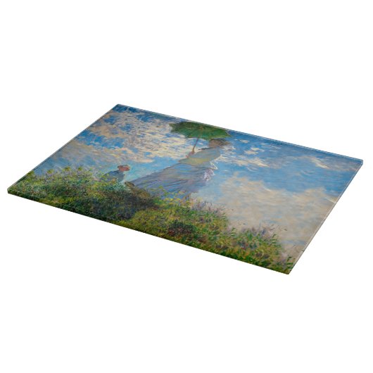 Planche À Découper Parasol Monet Femme Impressionnisme (Coin)