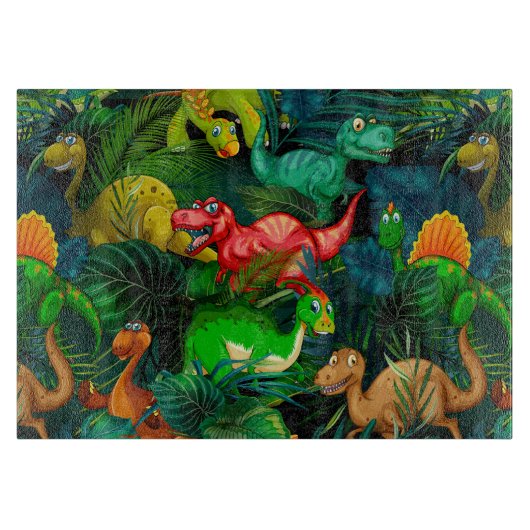 Planche À Découper Parc des dinosaures (Devant)