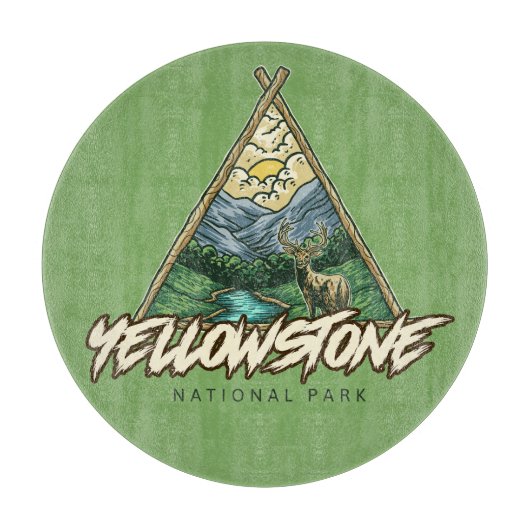 Planche À Découper Parc national de Yellowstone (Devant)