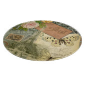 Planche À Découper Paris France Art Antique Collage Eiffel Français (Coin)